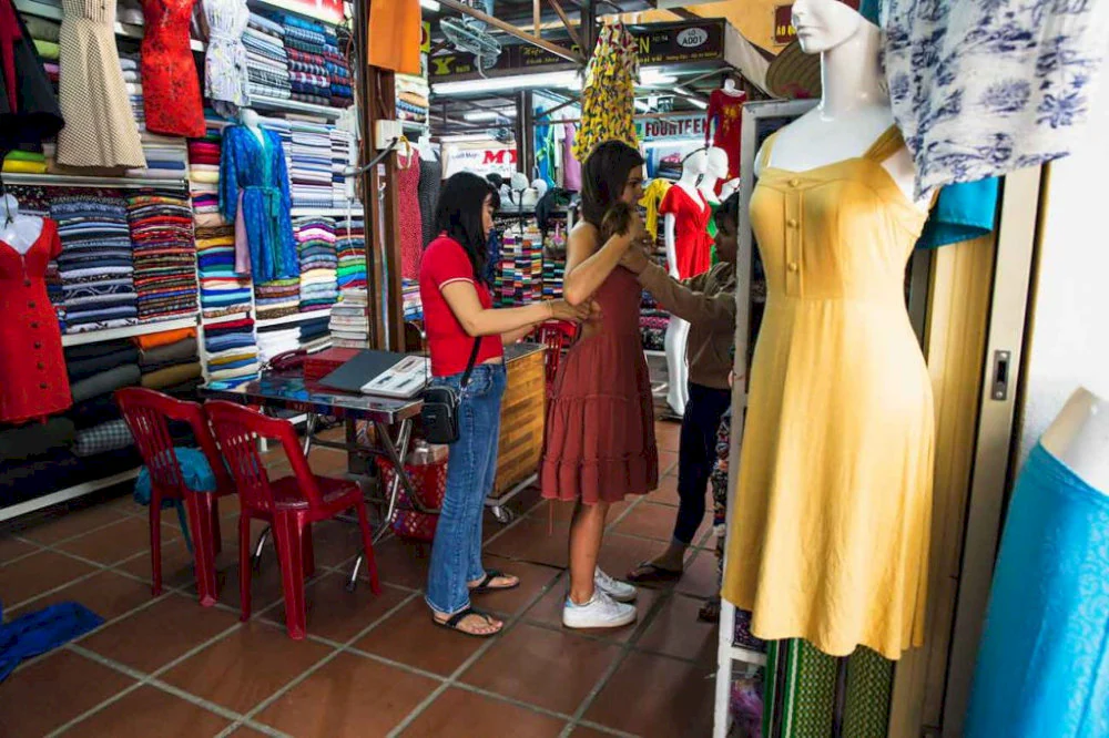 You’ll find a tailor shop on every corner in Hoi An